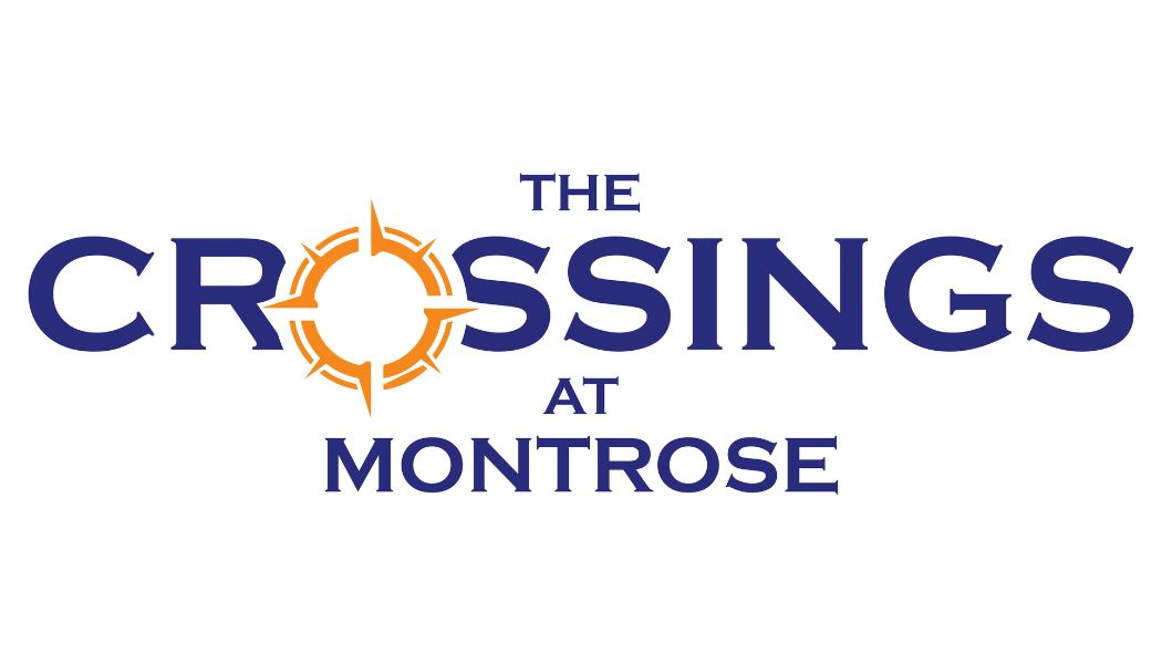 The logo for The Crossings at Montrose.
